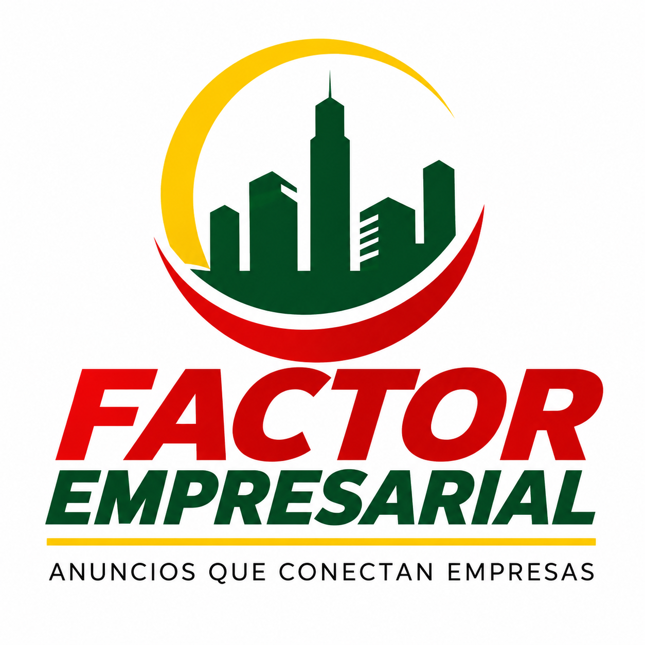 Logotipo de Factor Empresarial: anuncios que conectan empresas